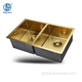 Nano Gold Sink Golden Sink PVD Nano Stainless Steel Kitchen Sink Supplier